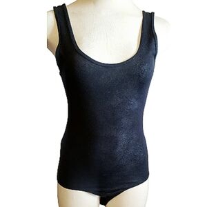 Abercrombie & Fitch Bodysuit Soft A & F Collection Black Y2K Comfy Yoga Pullover